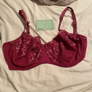 Plum sheer bra 44d (item o.u.)